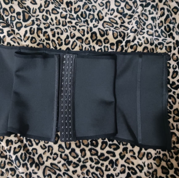 Women Black zip corset belly Tummy control faja - Picture 6 of 14